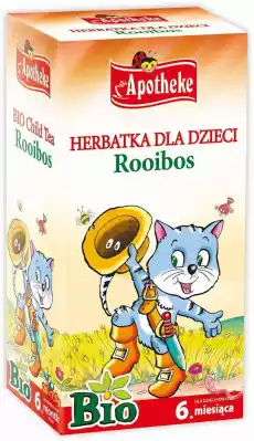 HERBATKA DLA DZIECI ROOIBOS BIO 20 x 15 g 30 g APOTHEKE Dla dziecka Akcesoria dla dzieci Karmienie dziecka