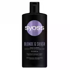 Syoss Blonde Silver Purple Shampoo szampon neutralizujący żółte tony do włosów blond i siwych 440ml Zdrowie i uroda Kosmetyki i akcesoria Pielęgnacja i stylizacja włosów Szampony do włosów