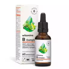 Aura Herbals Witamina B Complex krople 30ml Sport i rekreacja Odżywki i suplementy Witaminy i minerały