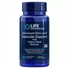 Ekstrakt z liścia oliwnego i nasion selera Advanced Olive Leaf Vascular Support 60 kapsułek Life Extension Zdrowie i uroda Zdrowie Witaminy minerały suplementy diety