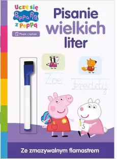 Peppa pig Uczę się z Peppą Pisanie wielkich liter Książki