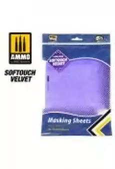 Ammo Softouch Velvet Masking Sheets Adhesive 280 x 195 mm 5 Sport i rekreacja Modelarstwo