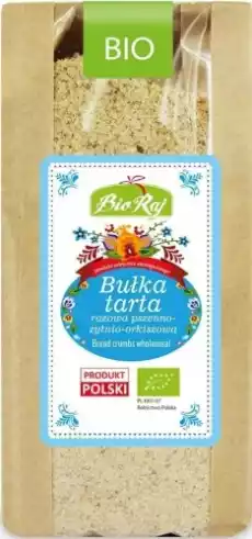 BUŁKA TARTA RAZOWA BIO 250 g BIO RAJ Artykuły Spożywcze Pieczywo