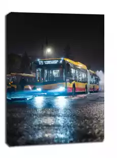 Autobus obraz na płótnie Wymiar do wyboru 20x30 cm Dom i ogród Wyposażenie wnętrz Dekoracja Obrazy i plakaty