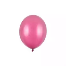 Balony lateksowe metalik fuksja różowy 27cm 100szt Gadżety Balony