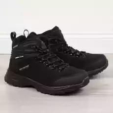 Buty trekkingowe męskie wodoodporne czarne American Club Odzież obuwie dodatki Obuwie zimowe