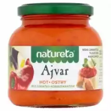 Natureta Ajvar ostry 290 g Artykuły Spożywcze Gotowe dania