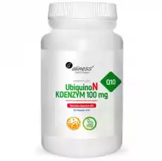 ALINESS KOENZYM Q10 UBIQUINON 100MG 100 KAPSUŁEK VEGE Zdrowie i uroda Zdrowie Witaminy minerały suplementy diety