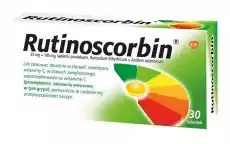 RUTINOSCORBIN x 30 tabletek Zdrowie i uroda Zdrowie Witaminy minerały suplementy diety