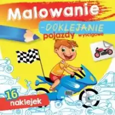 Malowaniedoklejanie Pojazdy wyścigowe Książki Dla dzieci