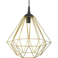 Lampa geometryczna Diamond złota 25 cm LOFT Dom i ogród Wyposażenie wnętrz Oświetlenie Lampy sufitowe