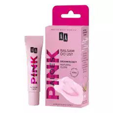 AA Aloes Pink regenerujący balsam do ust Natural Glow 10g Zdrowie i uroda Kosmetyki i akcesoria Pielęgnacja twarzy Pielęgnacja ust