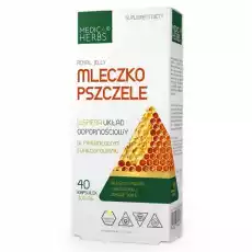 Mleczko Pszczele 300 mg 40 Kapsułek Medica Herbs Artykuły Spożywcze