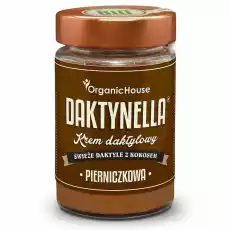 Daktynella Pierniczkowa Krem Daktylowy z Kokosem Bezglutenowy Bio 190 g Organic House Artykuły Spożywcze