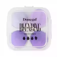 Donegal Blending Sponge gąbki do makijażu w etui 4szt 4345 Zdrowie i uroda Kosmetyki i akcesoria Makijaż i demakijaż Akcesoria do makijażu i demakijażu