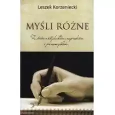 Myśli różne Książki Religia