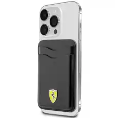 Ferrari Wallet Card Slot FEWCMRSIK czarnyblack MagSafe Leather 2023 Collection Odzież obuwie dodatki Galanteria i dodatki Plecaki