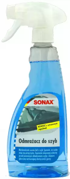 SONAX skuteczny odmrażacz do szyb ZIMA 500ml Motoryzacja Pielęgnacja samochodu Pozostałe preparaty samochodowe