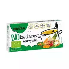 Kostka Rosołowa Warzywna Bio 100 g Naura Artykuły Spożywcze