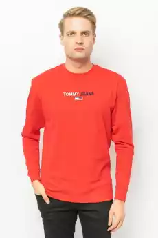 LONGSLEEVE MĘSKI TOMMY JEANS DM0DM09488 CZERWONY Odzież obuwie dodatki Odzież męska Koszulki męskie