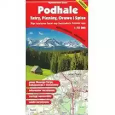 Podhale Tatry Pieniny Orawa i Spisz Mapa foliowana Książki Literatura podróżnicza