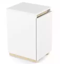 Biały kontenerek biurkowy DES1 w stylu skandynawskim Biuro i firma Sprzęt biurowy Organizacja biurka