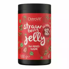 Truskawki w Żelu z Erytrytolem Bez Dodatku Cukru Strawberry Jelly 1 kg OstroVit Artykuły Spożywcze