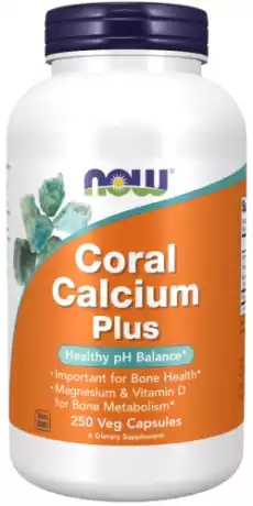 Coral Calcium Plus 250 kaps NOW FOODS Artykuły Spożywcze