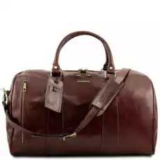 Tuscany Leather TL Voyager skórzana torba podróżna duffle rozmiar L kolor brązowy TL141794 Sport i rekreacja Akcesoria turystyczne Torby i torebki