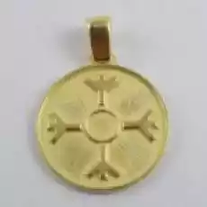 Amulet Ochronny Algiz pozłacany Gadżety Ezoteryka