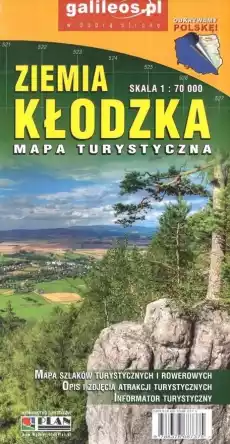 Mapa Ziemia Kłodzka 170 000 Książki Turystyka mapy atlasy