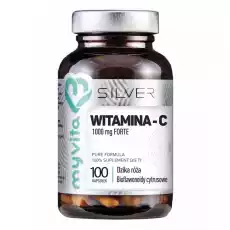 Witamina C 1000 mg Forte Dzika Róża Bioflawonoidy Cytrusowe 100 Kapsułek Vege MyVita Silver Ascorbic Acid Artykuły Spożywcze