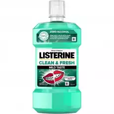 Listerine CleanFresh płyn do płukania jamy ustnej 500ml Zdrowie i uroda Kosmetyki i akcesoria Pielęgnacja zębów i jamy ustnej