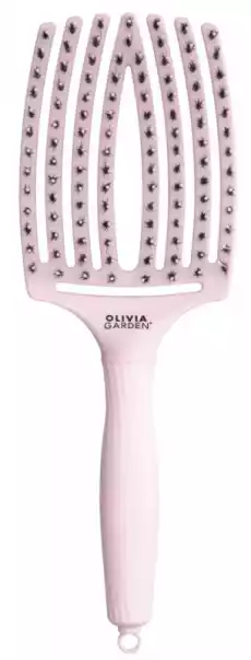 Olivia Garden Fingerbrush Combo Pastel Pink szczotka z włosiem dzika duża różowa Zdrowie i uroda Kosmetyki i akcesoria Pielęgnacja i stylizacja włosów Akcesori i narzędzia fryzjerskie