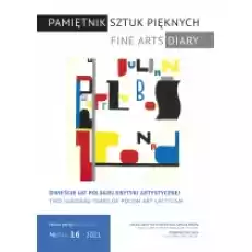 Pamiętnik Sztuk Pięknych 162021 Książki Kultura i sztuka