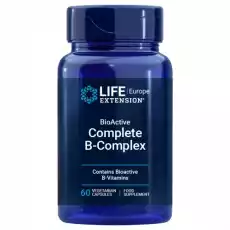 LIFE EXTENSION BIOACTIVE COMPLETE B COMPLEX 60 Artykuły Spożywcze