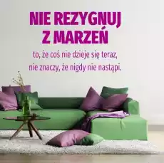 Naklejka nie rezygnuj z marzeń 1959 Dom i ogród Wyposażenie wnętrz Dekoracja Naklejki