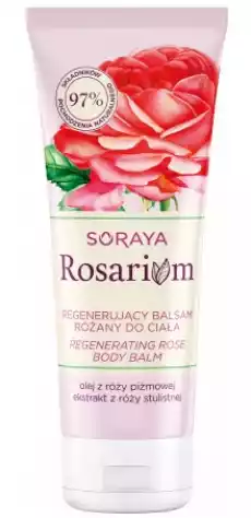 Soraya Rosarium Regenerating Rose Body Balm regenerujący różany balsam do ciała 200ml Zdrowie i uroda Kosmetyki i akcesoria Pielęgnacja ciała Balsamy mleczka peelingi do ciała