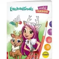 Enchantimals Maluj farbami Książki Dla dzieci