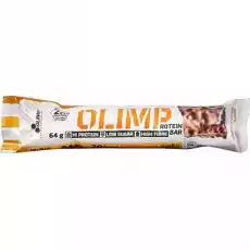 Olimp Baton Wysokobiałkowy Protein Bar 64 g o smaku masła orzechowego Sport i rekreacja Odżywki i suplementy