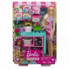 Barbie Kwiaciarnia Zestaw Lalka GTN58 Mattel Dla dziecka Zabawki Zabawki dla dziewczynek Lalki i akcesoria Lalki