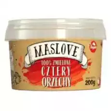 Maslove Krem orzechowy Cztery Orzechy 200 g Artykuły Spożywcze Pasty i smarowidła