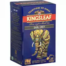 Herbata Czarna z Dodatkami EARL GREY 50 g 25 x 2 g KINGSLEAF Artykuły Spożywcze