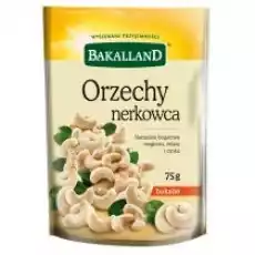 Bakalland Orzechy nerkowca 75 g Artykuły Spożywcze Bakalie i suszone owoce