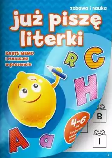 Już piszę literki Książki Dla dzieci