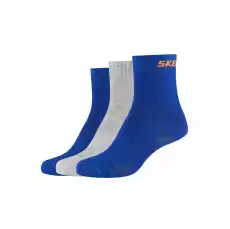 Skarpety chłopięce SKECHERS BOYS MESH VENTILATION SOCKS 3P Odzież obuwie dodatki Galanteria i dodatki Skarpety