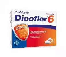 Dicoflor 6 Priobiotyk 10 Kapsułek Zdrowie i uroda