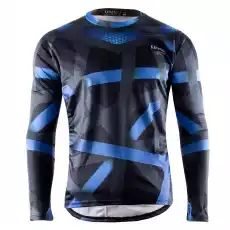 Kaymaq design m36 męska luźna koszulka rowerowa mtbenduro z długim rękawem niebieska Rozmiar 2XL Sport i rekreacja