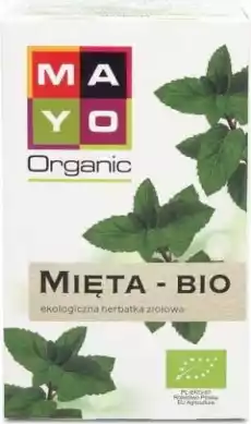 HERBATKA MIĘTA BIO 20 x 15 g 30 g MAYO Artykuły Spożywcze Herbata