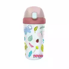 Bidon Ze Słomką Dla Dzieci Z Tworzywa Pla Butterflies And Friends 400 Ml ChicMic Dla dziecka Akcesoria dla dzieci Pielęgnacja i higiena dziecka